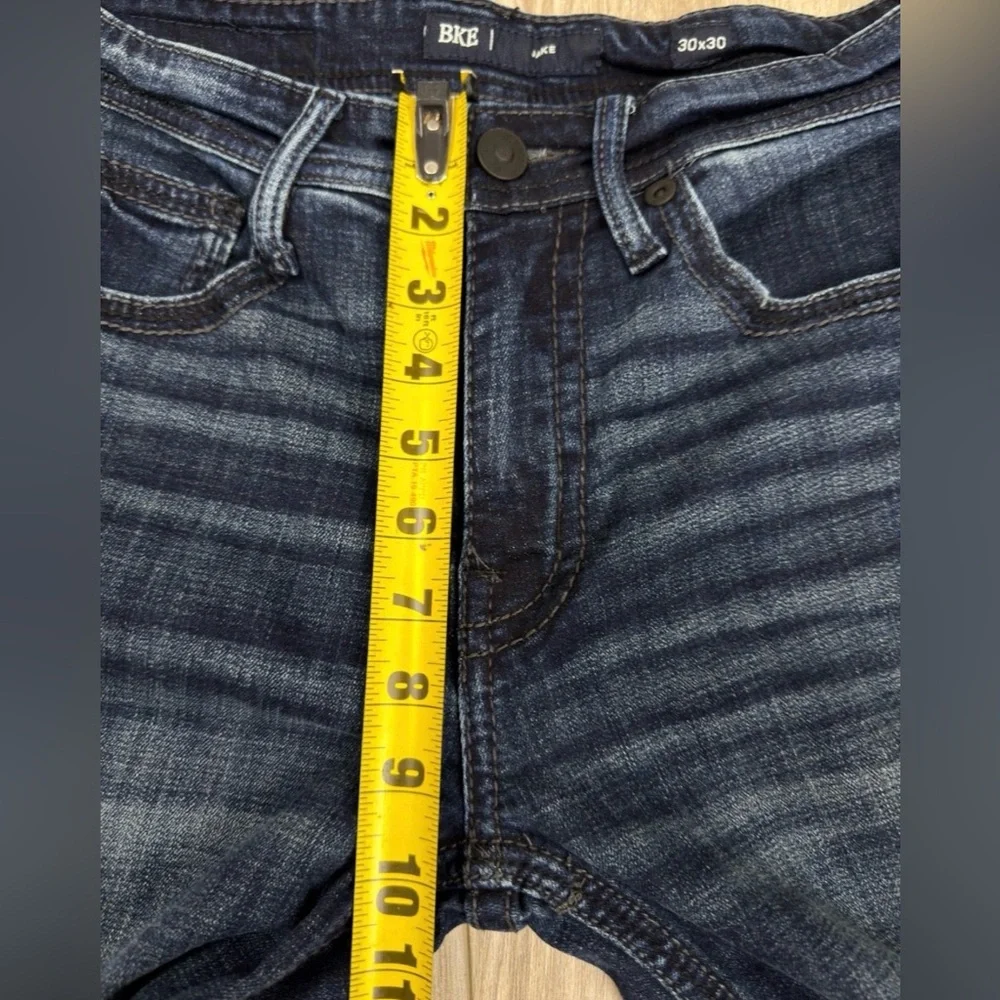 BKE Jake Straight Jeans 30x30 Dark Wash Stretch